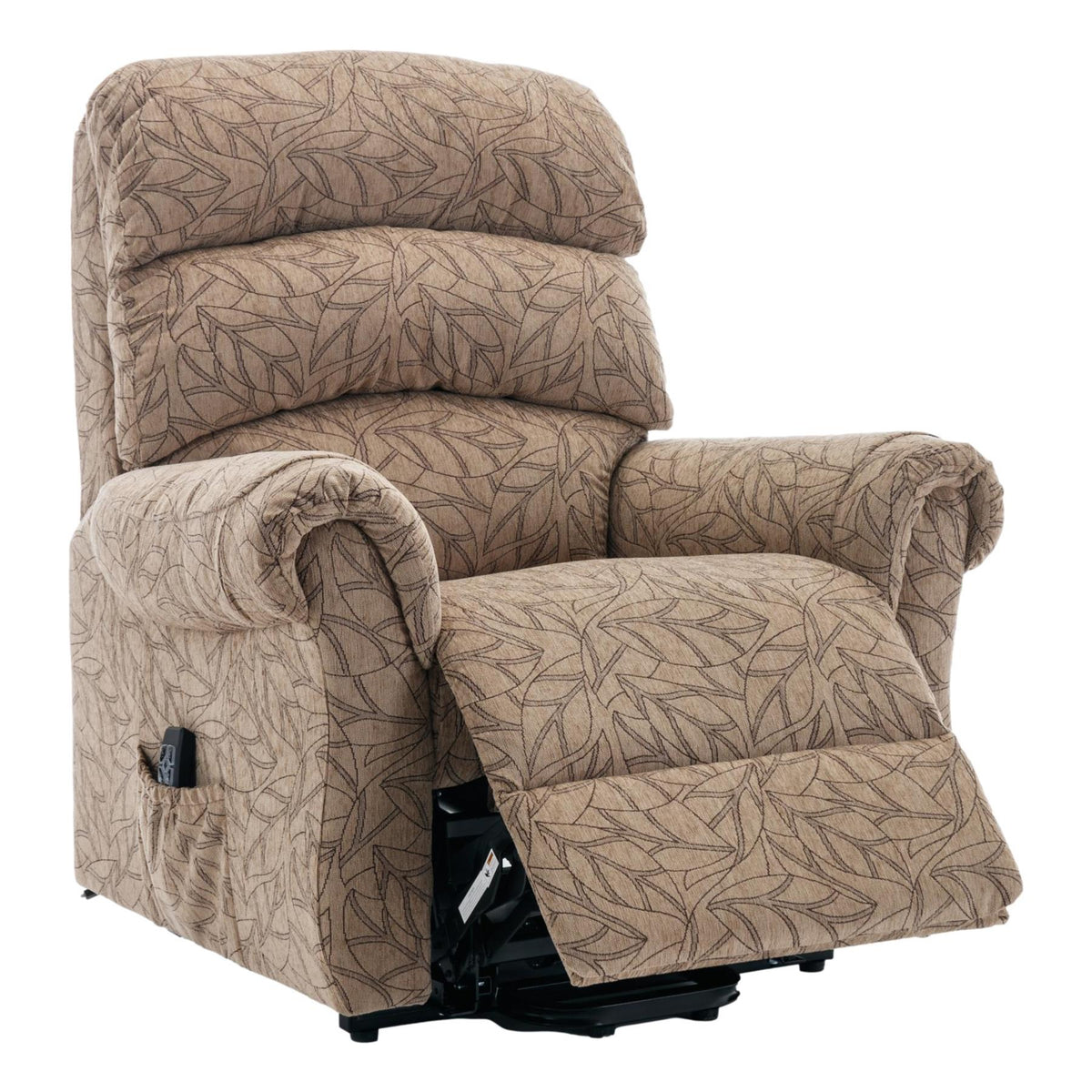 The Amesbury Dual Motor Riser Recliner Electric Mobility Chair Cocoa Morris Living 9794