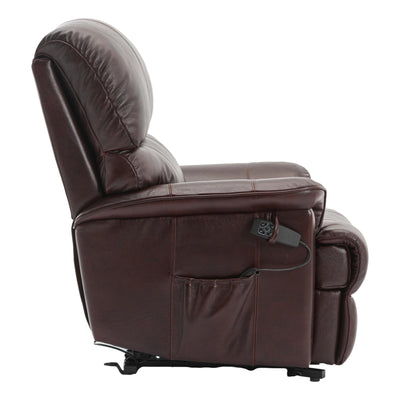 The Toulouse Riser Recliner Mobility Chair in High Grade Genuine Mulberry Leather - Refurbished