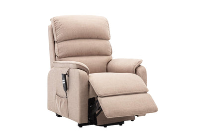 Valencia Dual Motor Riser Recliner Mobility Lift Chair in Wheat Fabric - Clearance Sale