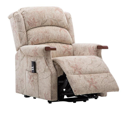 The Leicester Dual Motor Riser Recliner Mobility Lift Chair in Bouquet Beige Refurbished