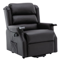 The Warminster Dual Motor Riser Recliner Mobility Chair in Brown Leather Clearance