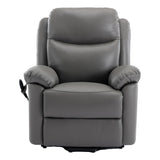 The Devon - Dual Motor Mobility Riser Recliner Arm Chair - Grey Genuine Leather - Refurbished