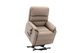 Valencia Dual Motor Riser Recliner Mobility Lift Chair in Pebble Plush - Refurbished