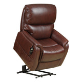 The Montreal - Dual Motor Riser Recliner Electric Mobility Lifting Chair in Chestnut Leather