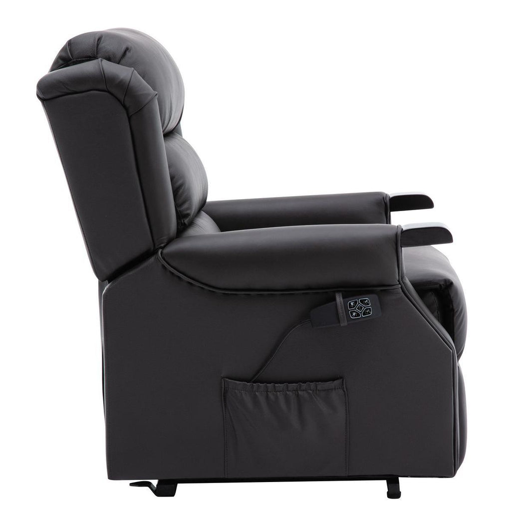 The Warminster Dual Motor Riser Recliner Mobility Chair in Brown Leather