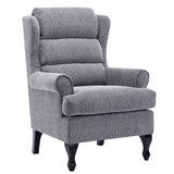 Hamilton Fireside Chair in Lake Blue Fabric - 20.5" Height - Orthopedic Chair - Refurbished