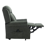 The Darwin - Dual Motor Riser Recliner Mobility Arm Chair in Fern Fabric - Refurbished