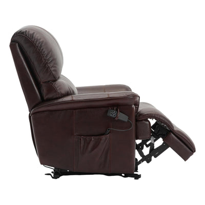 The Toulouse Riser Recliner Mobility Chair in High Grade Genuine Mulberry Leather - Refurbished