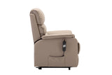 Valencia Dual Motor Riser Recliner Mobility Lift Chair in Pebble Plush - Refurbished