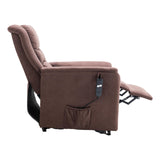 The Bradwell - Single Motor Riser Recliner Chair in Mocha Fabric