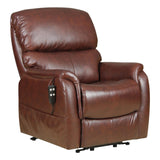 The Montreal - Dual Motor Riser Recliner Electric Mobility Lifting Chair in Chestnut Leather