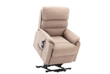 Valencia Dual Motor Riser Recliner Mobility Lift Chair in Wheat Fabric - Clearance Sale