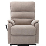 Henley Riser Recliner Dual Motor, Heat & Massage in Lisbon Wheat - Refurbished Morris Living