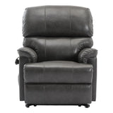 The Toulouse Riser Recliner Mobility Chair in High Grade Genuine Grey Leather