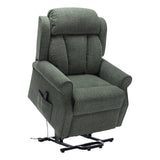 The Darwin - Dual Motor Riser Recliner Mobility Arm Chair in Fern Fabric - Refurbished