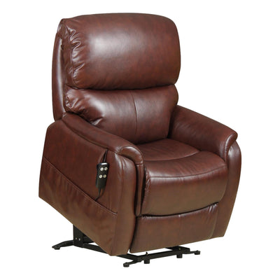 The Montreal - Dual Motor Riser Recliner Electric Mobility Lifting Chair in Chestnut Leather