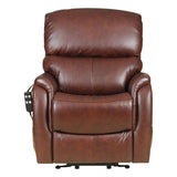 The Montreal - Dual Motor Riser Recliner Electric Mobility Lifting Chair in Chestnut Leather