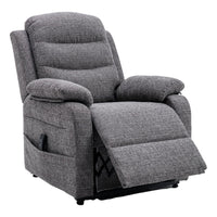 The Bamford - Single Motor Riser Recliner Chair in Grey Fabric - Refurbished