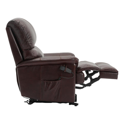 The Toulouse Riser Recliner Mobility Chair in High Grade Genuine Mulberry Leather - Refurbished