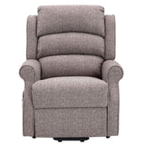 The Perth - Dual Motor Riser Recliner Mobility Chair in Lisbon Mocha Fabric