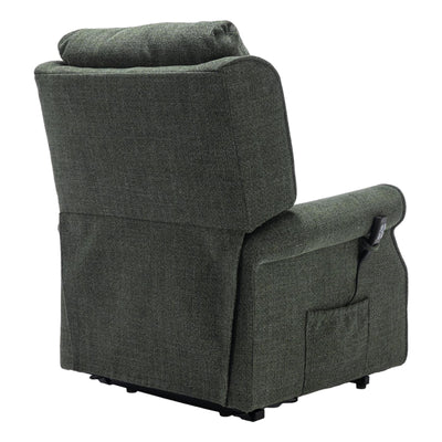 Refurbished - The Perth - Dual Motor Riser Recliner Mobility Chair in Fern Green Fabric