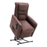 The Bradwell - Single Motor Riser Recliner Chair in Mocha Fabric