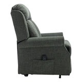 The Darwin - Dual Motor Riser Recliner Mobility Arm Chair in Fern Fabric - Refurbished