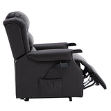 The Warminster Dual Motor Riser Recliner Mobility Chair in Brown Leather Clearance