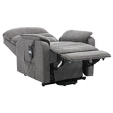 Henley Riser Recliner Chair Dual Motor Heat & Massage Grey Fabric - Refurbished