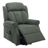 The Darwin - Dual Motor Riser Recliner Mobility Arm Chair in Fern Fabric - Refurbished