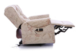 The Oldbury Riser Recliner / Lift & Tilt Chair, Beige Fabric with USB Charging