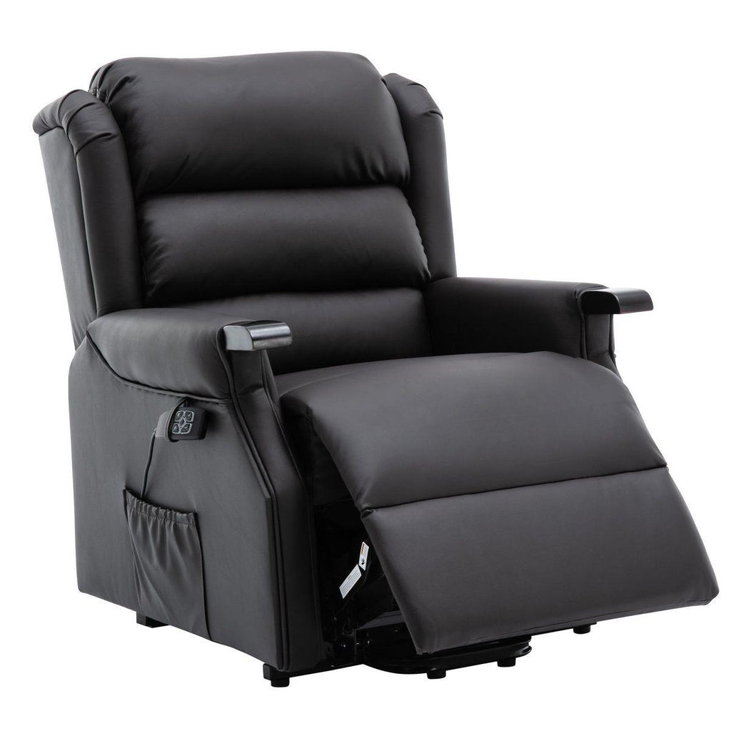 The Warminster Dual Motor Riser Recliner Mobility Chair in Brown Leather