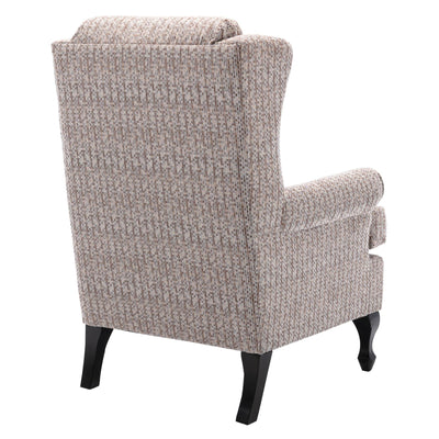 Hamilton Fireside Chair in Wheat Fabric - 20.5" Height - Orthopedic Chair - Refurbished