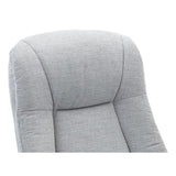 The Hawaii Swivel Recliner Chair & Footstool in Lille Cloud Fabric - Refurbished