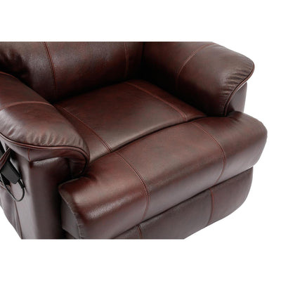 The Toulouse Riser Recliner Mobility Chair in High Grade Genuine Mulberry Leather - Refurbished